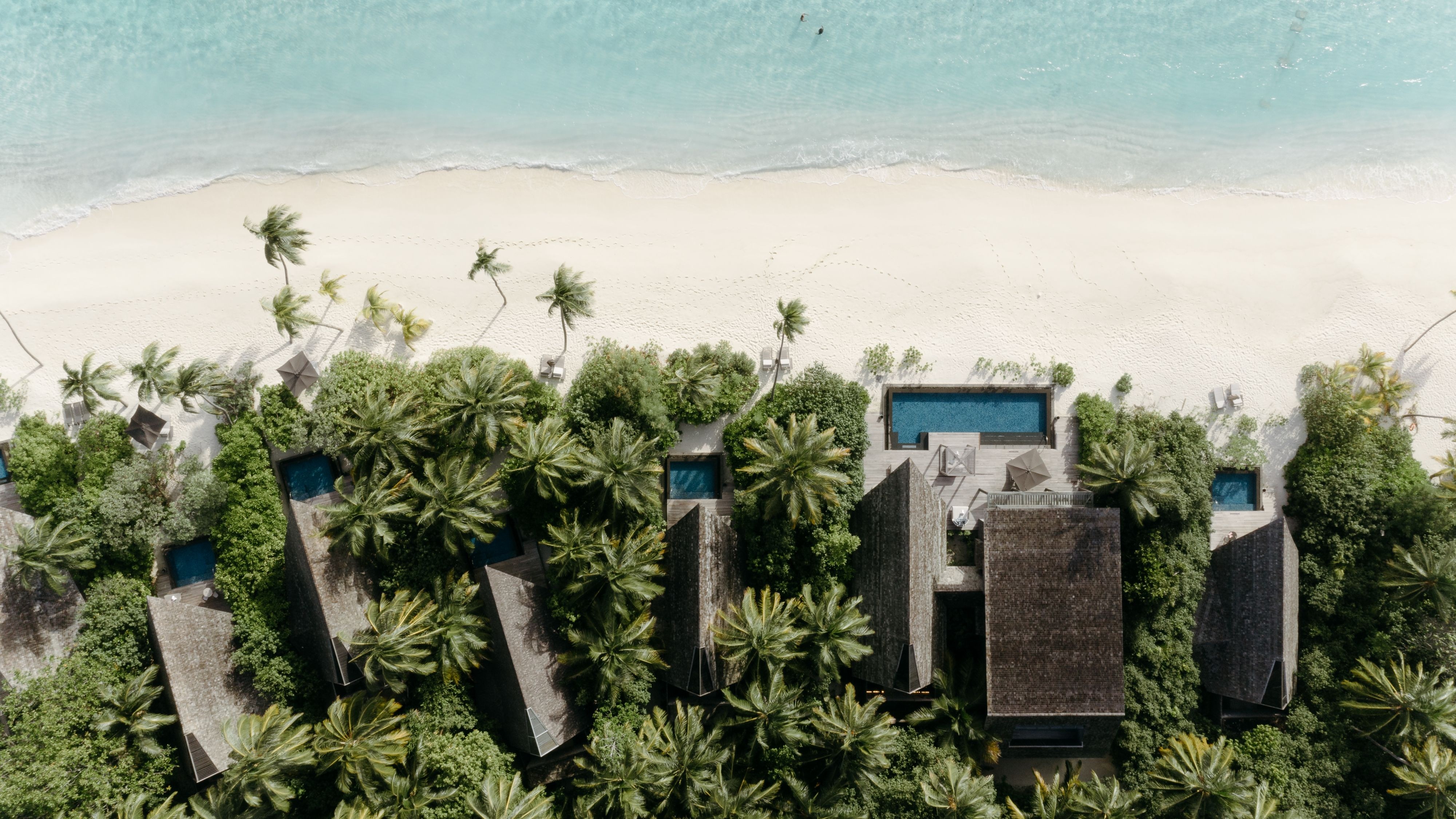 The St. Regis Maldives Vommuli — the island from the water